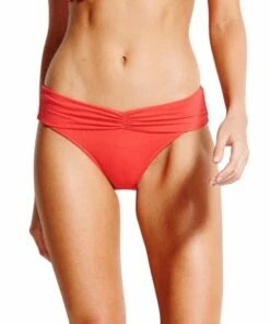 Seafolly V Band Retro Pant Chilli Red