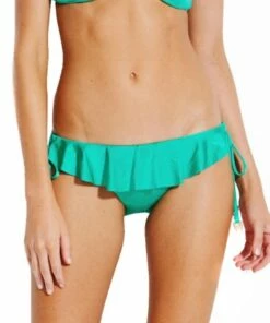 Seafolly Shine On Loop Tie Side Hipster Dahlia -Cheap Swimweargalore Store sea40512499 evergreen front 1