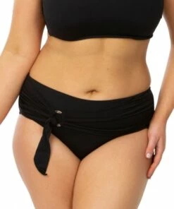 Seafolly Active Wide Side Retro Black