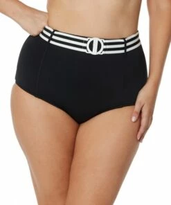 Seafolly Belted High Waisted Pant Black