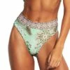 Seafolly Free Spirit Hi Rise Wide Band Pant Mint