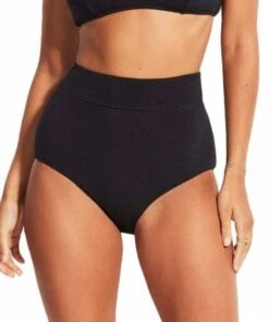 Seafolly Sea Dive High Waisted Pant Black