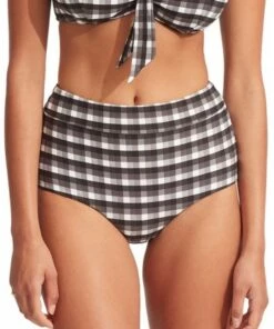 Seafolly Portofino High Waisted Pant Black