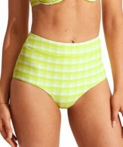 Seafolly Portofino High Waisted Pant Black -Cheap Swimweargalore Store sea40558939.339 seafolly portofino high waisted pant