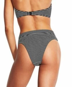 Seafolly Go Overboard High Rise Rio Pant Cobalt -Cheap Swimweargalore Store sea40561637.001 seafolly go overboard high rise rio pant1