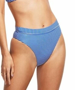 Seafolly Go Overboard High Rise Rio Pant Cobalt