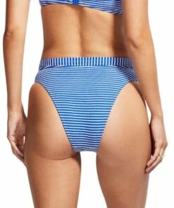Seafolly Go Overboard High Rise Rio Pant Cobalt -Cheap Swimweargalore Store sea40561637.439 seafolly go overboard high rise rio pant2