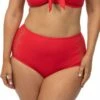 Seafolly Petal Edge High Waist Pant Chilli Red