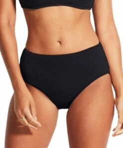 Seafolly Sea Dive Wide Side Retro Pant Fuchsia -Cheap Swimweargalore Store sea40586861.001 seafolly sea dive wide side retro 1 2