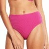 Seafolly Sea Dive Wide Side Retro Pant Fuchsia