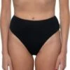 Seafolly High Waisted Wide Side Pant Black