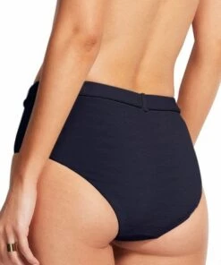 Seafolly Seaside Soiree Wide Side Retro Pant Thyme -Cheap Swimweargalore Store sea40657872.001seafolly seaside soiree wide side retro pant2 1