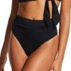 Seafolly Active Roll Top Rio Black