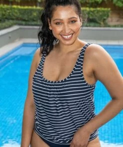 Sea Level Chamarel Blouson Tankini Separate Night Sky -Cheap Swimweargalore Store sea level chamarel blouson tankini separate 2