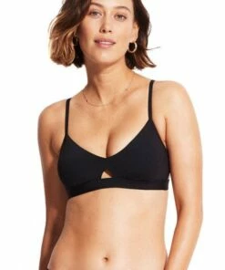 Seafolly Collective Hybrid Bralette Black