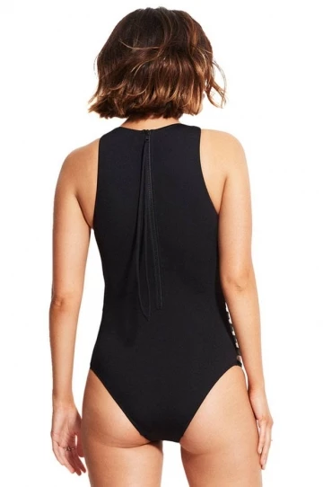Seafolly Collective Multi Strap One Piece Black 2 Seafolly Collective Multi Strap One Piece Black - Image 2