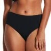 Seafolly Collective Wide Side Retro Black