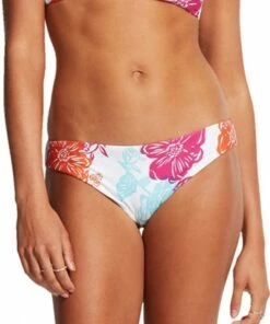 Seafolly Oasis Floral Hipster White