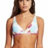 Seafolly Oasis Floral Longline Tri White