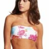 Seafolly Oasis Floral Tube Top White
