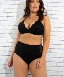 Seafolly Petal Edge D Cup Bralette Black 13 Seafolly Petal Edge D Cup Bralette Black -Cheap Swimweargalore Store seafolly petal 1