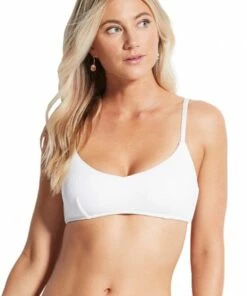 Seafolly Sea Dive Bralette Fuchsia -Cheap Swimweargalore Store seafolly sea dive bralette white 3