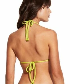 Seafolly Sea Dive Slide Tri Black -Cheap Swimweargalore Store seafolly sea dive lime tri 2