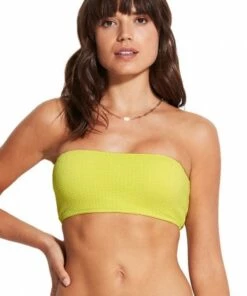 Seafolly Sea Dive Tube Top Jade -Cheap Swimweargalore Store seafolly sea dive tube top lime 8