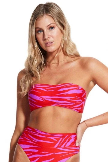 Seafolly Skin Deep Bustier Bandeau Black 3 Seafolly Skin Deep Bustier Bandeau Black - Image 3