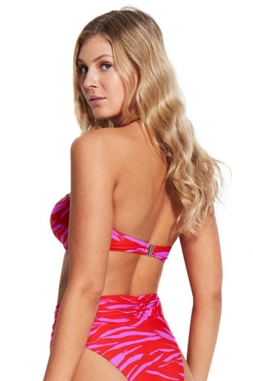 Seafolly Skin Deep Bustier Bandeau Black 4 Seafolly Skin Deep Bustier Bandeau Black - Image 4