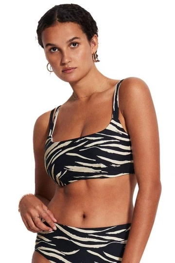 Seafolly Skin Deep DD Cup Tank Bra Black 1 Seafolly Skin Deep DD Cup Tank Bra Black