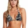 Seafolly Skin Deep Longline Slide Tri Black