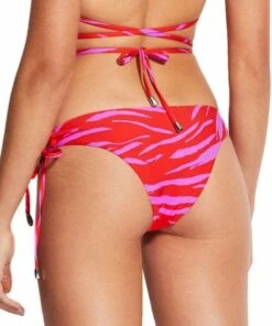 Seafolly Skin Deep Loop Tie Side Pant Black -Cheap Swimweargalore Store seafolly skin deep loop tie side pant red 2 1