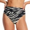 Seafolly Skin Deep High Cut Rio Pant Black