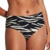 Seafolly Skin Deep Wide Side Retro Black