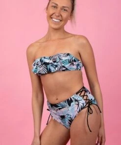 Salty Ink Las Palmas Ruffle Tube Top Black 3 Salty Ink Las Palmas Ruffle Tube Top Black -Cheap Swimweargalore Store sept 16th6029