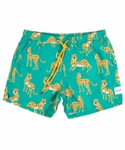 Skwosh Mens Cheetah Margarita 2.0 Boardshort Green