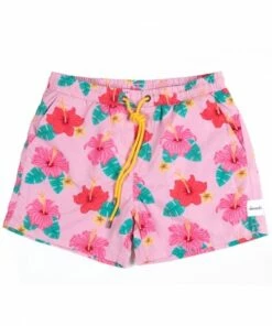 Skwosh Mens Frisky Hibisky 2.0 Boardshort Hibiscus