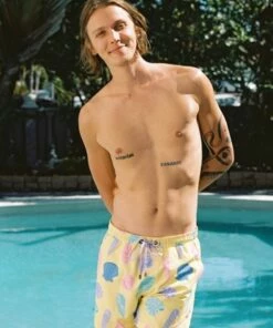 Skwosh She Sells Sea Shells Swim Short Lemon -Cheap Swimweargalore Store skwska101.720 skwosh she sells sea shells swim short5