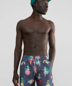 Skwosh Hula Girl Hoo Haa Swim Short Black -Cheap Swimweargalore Store skwska102.001 skwosh hula girl hoo haa swim short