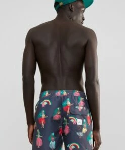 Skwosh Hula Girl Hoo Haa Swim Short Black -Cheap Swimweargalore Store skwska102.001 skwosh hula girl hoo haa swim short2