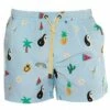 Skwosh Mens The Good Life Swim Short Baby Blue