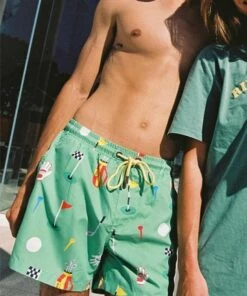 Skwosh Mens In The Hole Swim Short Green -Cheap Swimweargalore Store skwska114.300 skwosh mens in the hole swim short7