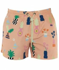 Skwosh Mens Vase Days Swim Short Peach