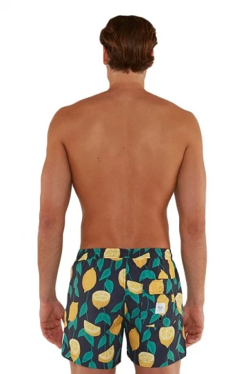 Skwosh Mens Lemon Squeezy Swim Short Charcoal 4 Skwosh Mens Lemon Squeezy Swim Short Charcoal - Image 4