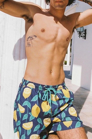 Skwosh Mens Lemon Squeezy Swim Short Charcoal 6 Skwosh Mens Lemon Squeezy Swim Short Charcoal - Image 6