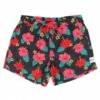 Skwosh Frisky Hibisky Swim Short Black