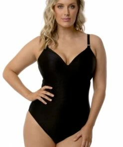 Sea Level Majorca D Cup Wireless One Piece Black -Cheap Swimweargalore Store sl1116mj sea level majorca d cup wireless one piece front 1