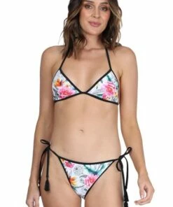 Salty Ink Island Escape Tri Set Black -Cheap Swimweargalore Store slt18570 100 salty ink island escape tri tie side set white f