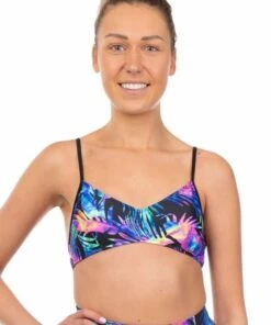 Salty Ink Las Palmas Gidget Bra Neon
